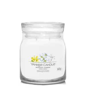 Yankee Candle Signature Midnight Jasmine Signature Kerze mittel 368 g