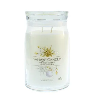 Yankee Candle Twinkling Lights Signature Kerze groß 567 g