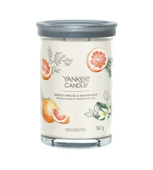 Yankee Candle White Spruce & Grapefruit Signature Tumbler groß 567 g