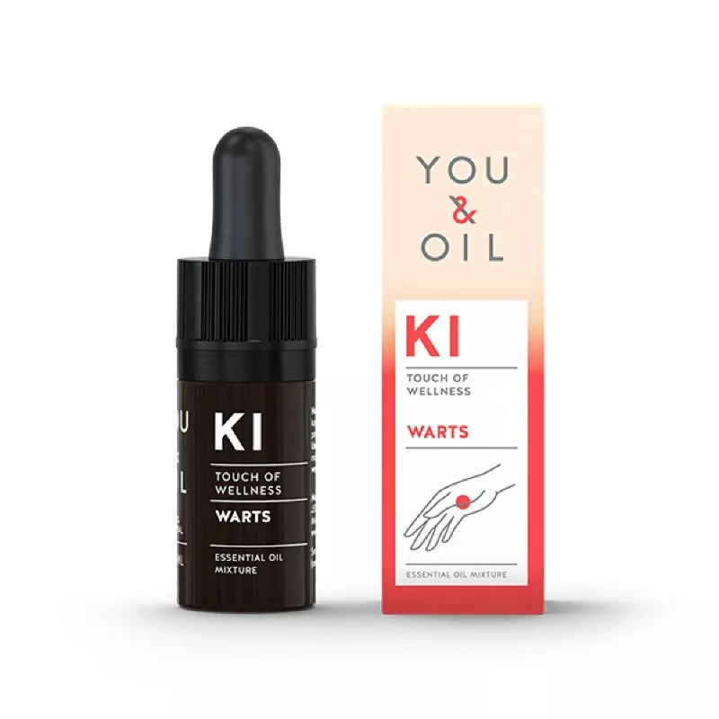 You & Oil KI Bioactive Blend - Warzen (5 ml) - hilft bei der Entfernung von Warzen