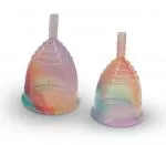 Yuuki Rainbow Menstruationstasse - Small Soft - inkl. Sterilisationsbecher