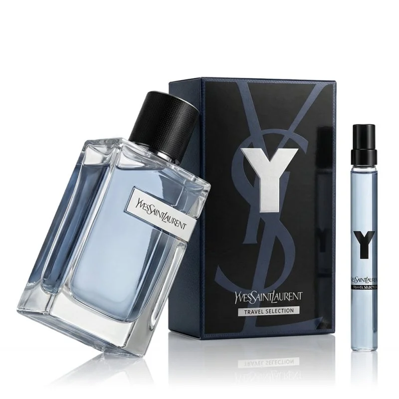 Y Pour Homme nachfüllbar 100 ml + EDP Mini Eau de Parfum für Herren 10 ml