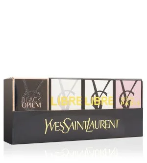Yves Saint Laurent Miniaturen-Geschenkset Opium 7,5 ml + Eau de Parfum Paris 7,5 ml + Eau de Parfum Black Opium 7,5 ml + Eau de Parfum Mon Paris für Damen