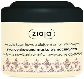 Ziaja Konzentrierte stärkende Haarmaske mit Kaschmirproteinen und Amaranthöl