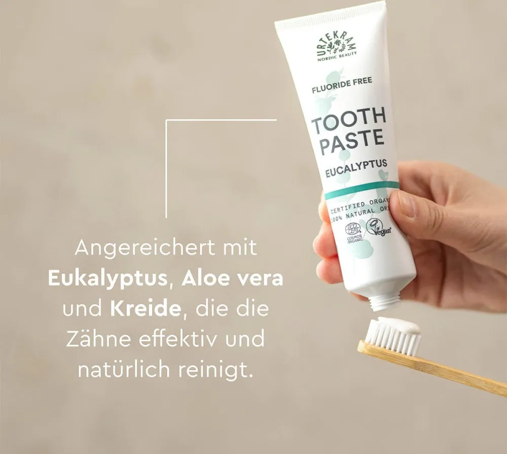 Urtekram Eukalyptus-Zahnpasta 75ml BIO, VEG