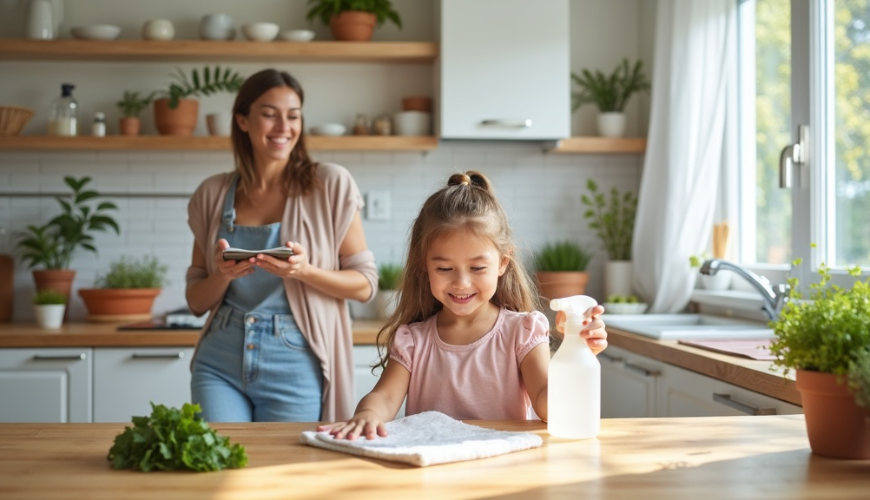 Ein sauberes Zuhause kann auch ohne unnötige Chemie entstehen, es reicht ein paar einfache Gewohnhei