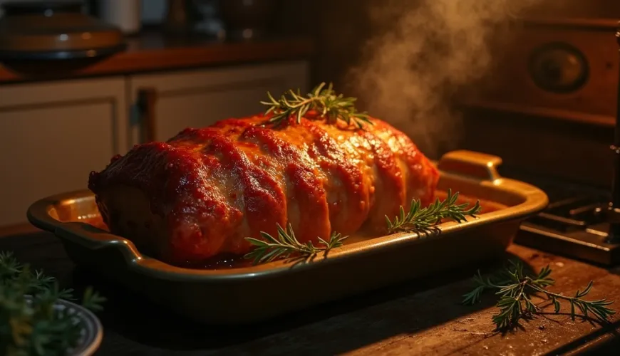 Wie man Schweinebraten im Ofen zubereitet, der die ganze Familie erfreut