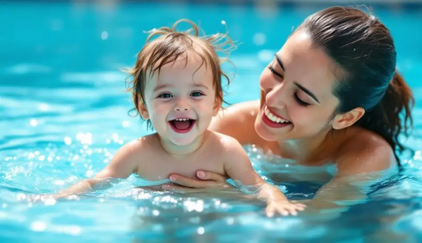 # Wie man einem Kind sicheres und freudvolles Schwimmen beibringt