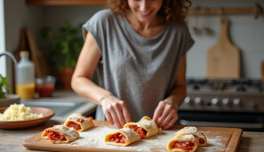 Wie man köstliche Pizzaschnecken zubereitet, die alle begeistern