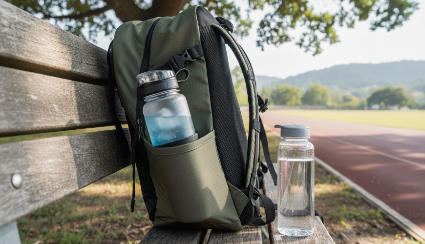 # Wie man eine Plastik-Trinkflasche mit Natron und Essig von Geruch und Bakterien befreit