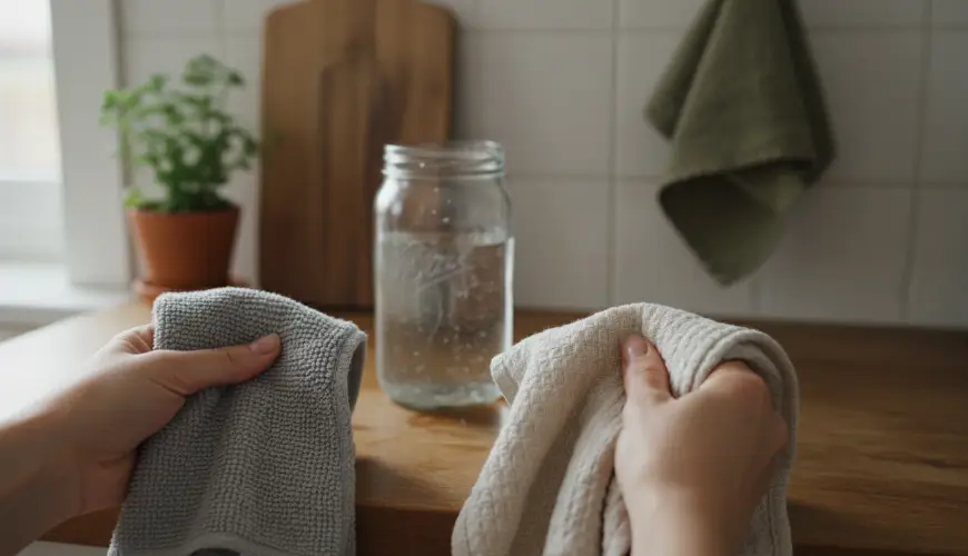 # Welchen Lappen wählen, wenn Sie ohne Mikroplastik putzen möchten