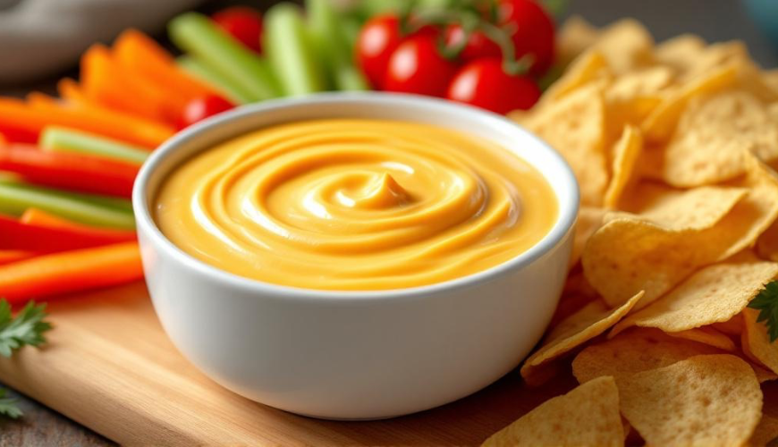 Einfacher Cheddar-Dip, den Sie leicht zu Hause zubereiten können