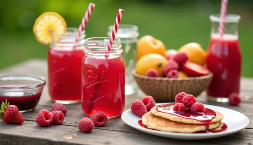 Himbeersaft-Rezept für eine erfrischende Abkühlung im Sommer und Winter