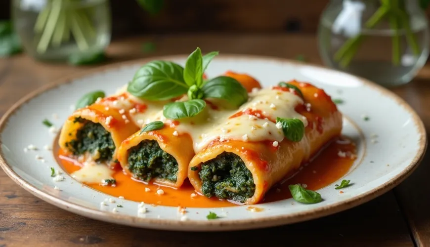 Entdecken Sie den Zauber von Spinat-Cannelloni, die Sie lieben werden
