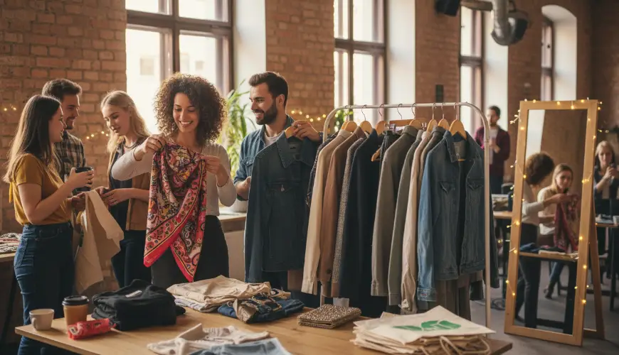 Kleiden Sie sich clever dank Secondhand und Swaps
