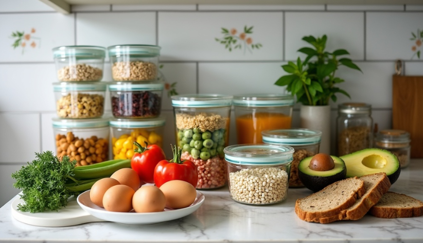 Bereiten Sie schnelle und gesunde Mahlzeiten mühelos zu – dank eines cleveren Vorrats im Kühlschrank