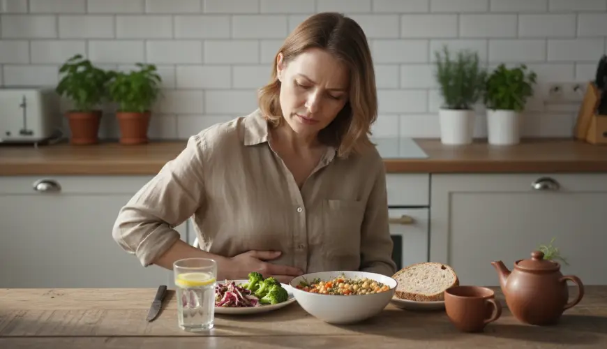 # Warum Sie nachmittags nach einem gesunden Essen unter Blähungen leiden