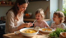Zwiebelsuppe ohne Wein bringt Ihnen den traditionellen Geschmack ohne Alkohol.