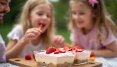 Erdbeer-Tiramisu ist eine leichte Variante, die Sie ausprobieren müssen.