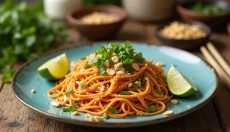 Wie man ein authentisches Pad Thai Rezept auch mit gewöhnlichen Zutaten zubereitet