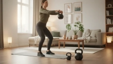 Kettlebell ist ein ideales Trainingsgerät für das Heimtraining, das ein ganzes Fitnessstudio ersetzt