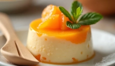 Mandarinen-Schnitten machen auf dem Festtagstisch immer eine gute Figur