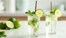 Alkoholfreier Mojito ist eine erfrischende Wahl für jeden an Sommertagen.
