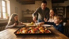 Beste Rezepte auf einem Blech für die ganze Familie