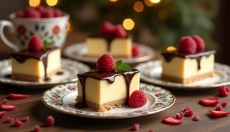 Beliebte Eigelb-Schnitten können Sie auch ganz einfach zu Hause backen.