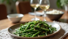 Pikanter grüne Bohnen Rezept für ein gesundes und leckeres Abendessen