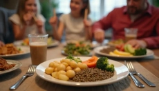 Das Zählen von Kalorien muss keine Notwendigkeit sein, wenn Sie lernen, einen ausgewogenen Teller zu