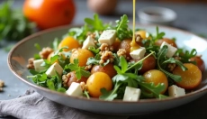 Bereiten Sie einen Salat aus gebackenen Kartoffeln zu und probieren Sie seine einzigartigen Kombinat