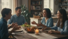 Gemeinsames Essen ohne Handys wirkt besser als Therapie