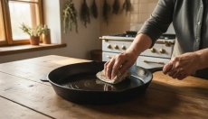 # Richtige Pflege einer Gusseisenpfanne, damit sie Generationen hält