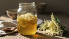 Duftender Holunderblütensirup ohne Kochen dank Kaltmazeration
