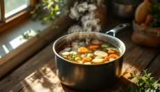 Brühe hat Vorteile, die Sie schätzen werden, wenn Sie sie ehrlich zu Hause zubereiten.