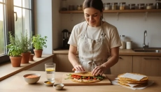 Vyzkoušejte hausgemachte Wraps aus roten Linsen