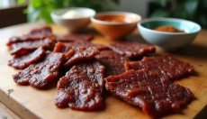 Gesundes hausgemachtes Jerky-Rezept für Abenteurer in der Küche