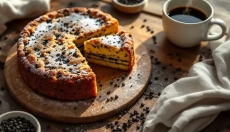 Eine gesündere Dessertwahl ist der österreichische Mohnkuchen ohne Gluten.