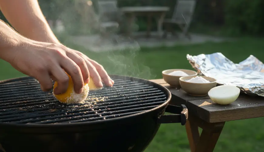 Reinigen Sie den Grill nach dem Gebrauch einfach und ohne Schrubben