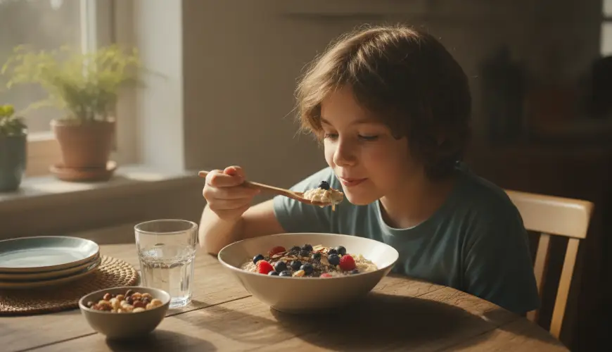 Ernährung für das Gehirn eines Schulkindes beginnt bereits beim Frühstück