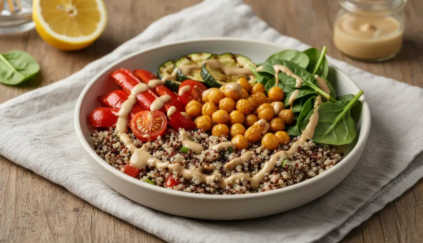Verprobieren Sie das Rezept für eine nahrhafte Quinoa-Bowl