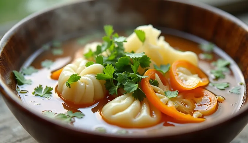 Wonton-Knödel und ihr Weg von China auf Ihren Tisch