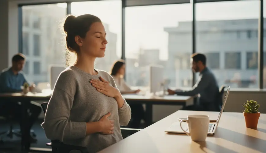 Versuchen Sie eine dreiminütige Atemübung gegen Stress