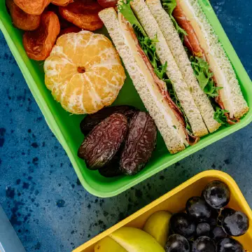 Behälter und Container für Snacks oder Mittagessen